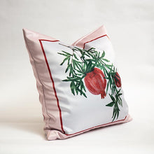 Load image into Gallery viewer, The Happy Jungle Pomegranate Cushion