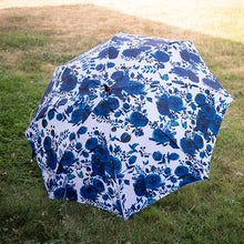 Load image into Gallery viewer, Golf Umbrella, Blue Roses