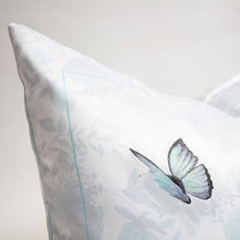 Load image into Gallery viewer, China Blue Butterflies Cushion