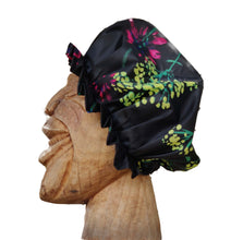 Load image into Gallery viewer, Shower Caps, Rose and Black