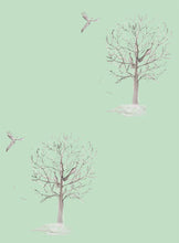 Load image into Gallery viewer, Peacock Flowers on an Autumn Tree