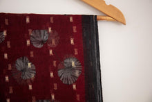 Load image into Gallery viewer, Scarf, Maroon Fan palm