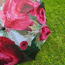 Load image into Gallery viewer, Golf Umbrella, Pink Roses
