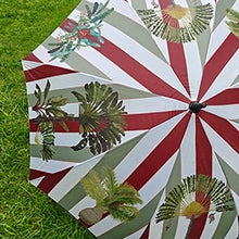 Load image into Gallery viewer, Golf Umbrella, Palms on Stripes
